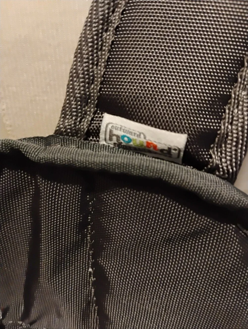 Small Outward Hound Gray Pet Carrier Backpack